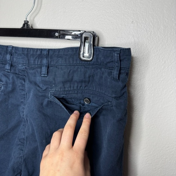 John Varvatos Robbie Short 100% Cotton Navy Blue - Picture 9 of 11